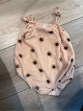 Rylee & Cru 🌞 Terry One-Piece Sunburst  Romper 0-3M